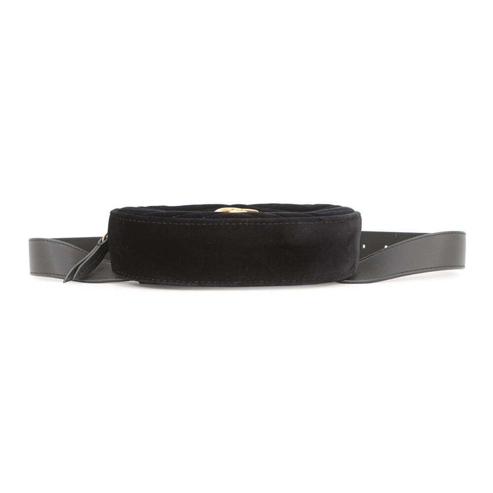 GUCCI Black Leather GG Marmont Pouch - Picture 3 of 16